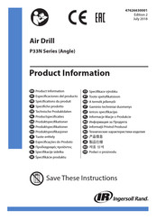 Ingersoll Rand P33N011-DASL180P45 Especificaciones Del Producto