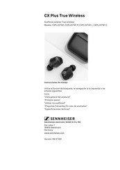 Sennheiser CXPLUSTW1 Instrucciones De Manejo