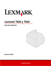 Lexmark T622 Guia De Instalacion