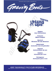 Teeter Hang Ups Gravity Boots Instrucciones De Uso