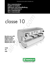 Rancilio classe 10 Uso Y Manutención