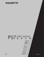 Gigabyte P57 Manual Del Usuario