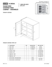 Uline H-2804A Instrucciones De Ensamblaje