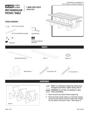 Uline Н-2561 Instrucciones De Ensamblaje