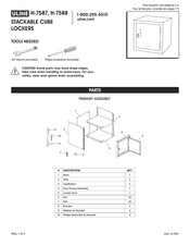 Uline H-7587 Instrucciones De Ensamble