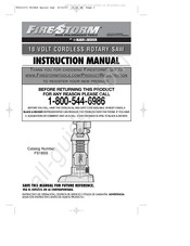 Black and Decker FIRE STORM FS18SS Manual De Instrucciones