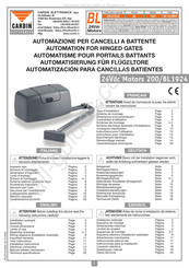 Cardin Elettronica BL1924 Manual De Instrucciones