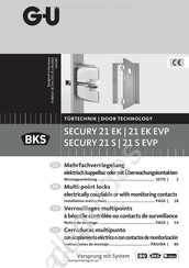 G-U BKS SECURY 21 S Serie Instrucciones De Montaje