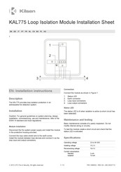 Kilsen KAL775 Manual De Instalación