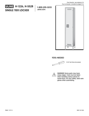 Uline H-1226 Instrucciones De Ensamblaje