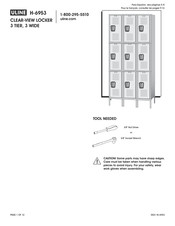 Uline H-6953 Instrucciones De Ensamblaje