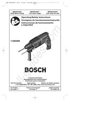 Bosch 11250VSRD Instrucciones De Funcionamiento Y Seguridad