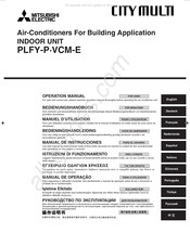 Mitsubishi Electric City Multi PLFY-P25VCM-E Manual De Instrucciones