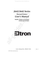 Eltron 2642 Serie Manual Del Usuario