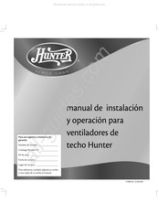 Hunter 22710 Manual De Instalación