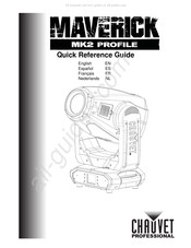 Chauvet Professional MAVERICK MK2 PROFILE Guía De Referencia Rápida
