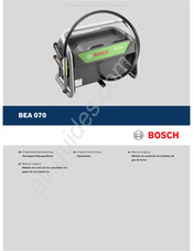 Bosch BEA 070 Manual Original