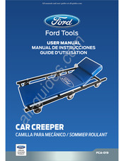 Ford CAR CREEPER Manual De Instrucciones