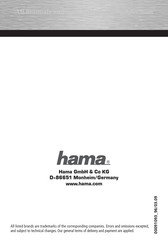 Hama 00091093 Manual De Instrucciones