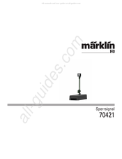 marklin 70421 Manual De Instrucciones