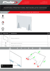 PUIG 20330W Instrucciones De Montaje