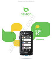 Bryton rider 60 Manual De Instrucciones