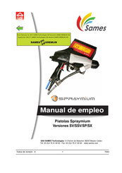 SAMES KREMLIN Spraymium SX Modo De Empleo