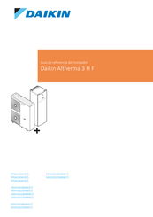 Daikin Altherma 3 H F Guía De Referencia Del Instalador