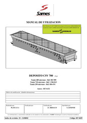 SAMES KREMLIN CSV 700 Modo De Empleo