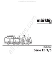 marklin EB 3/5 5831 Manual Del Usuario