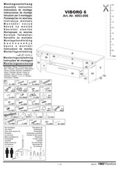 FMD Furniture VIBORG 6 Guia De Inicio Rapido