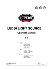 InterTest LED50 Manual Del Operador