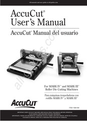 AccuCut MARK III Manual Del Usuario