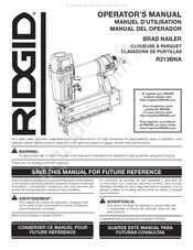 RIDGID R213BNA Manual Del Operador