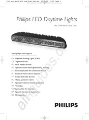 Philips DRL STRIP WLED 12V Click1 Manual De Instrucciones