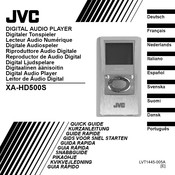 JVC XA-HD500S Guía Rápida