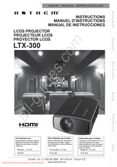 Anthem LTX-300 Manual De Instrucciones