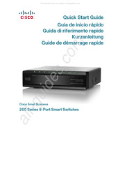 Cisco SG 200-08P Guia De Inicio Rapido