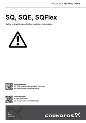 Grundfos SQFlex Manual Del Usuario