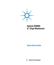 Agilent Technologies 344500A Guia De Inicio Rapido