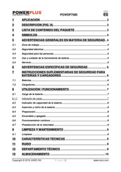 Powerplus POWDP7080 Manual De Instrucciones