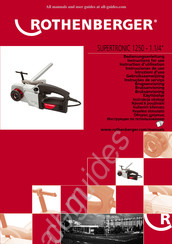 Rothenberger SUPERTRONIC 1250 Instrucciones De Uso