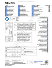 Siemens SIRIUS 3TK2826 Serie Instructivo Original