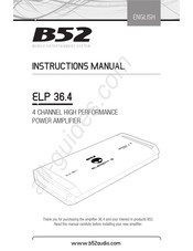 B52 ELP 36.4 Manual De Instrucciones