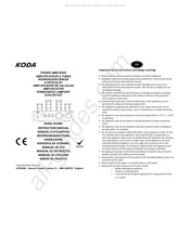 KODA TA10BT Manual De Uso