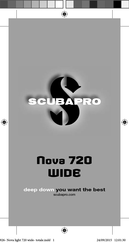 Scubapro Nova 720 WIDE Manual Del Usuario