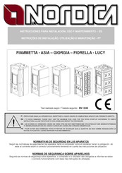 Nordica FIORELLA Instrucciones Para Instalación, Uso Y Mantenimiento