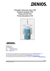 Denios HW Manual Del Usuario