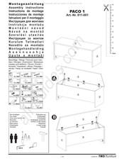 Fmd Furniture PACO 1 811-001 Instrucciones De Montaje