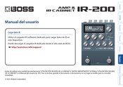 Boss IR-200 Manual Del Usuario